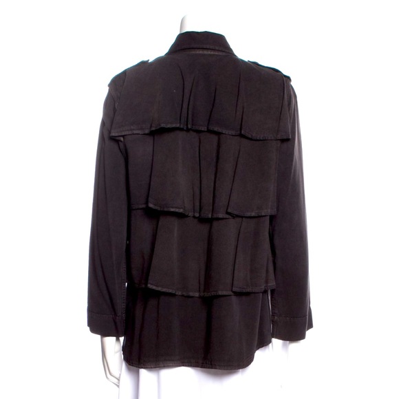 AMO utility jacket with ruffle back - Picture 3 of 4
